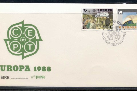 Ireland-1988-Europa-Transport-Communication-FDC