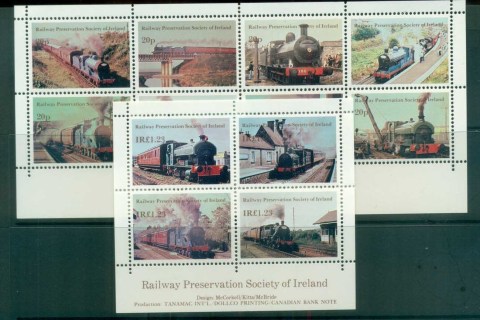 Ireland-1990c-Railway-Preservation-Society-2xMS-MUH-lot81769