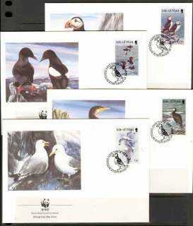 Isle-of-Man-1989 WWF Seabirds