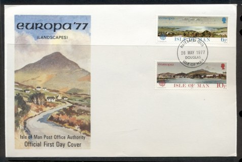 Isle-of-Man-1977-Europa-Landscapes-FDC