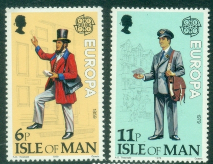 Isle-of-Man-1979-EUROPA-Stamps-Post-Telecommunications Isle-of-Man-1979-EUROPA-Stamps-Post-Telecommunications