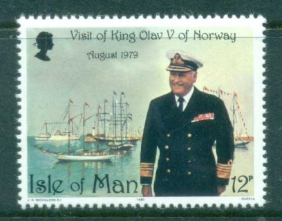 Isle-of-Man-1979-Visit-of-King-Olav-V-to-Norway-MLH