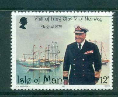 Isle-of-Man-1980-Visit-of-King-Olav-V-of-Norway-MLH-lot54180