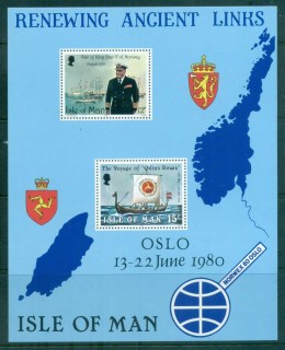 Isle-of-Man-1980-Visit-of-King-Olav-V-of-Norway-MS-MUH