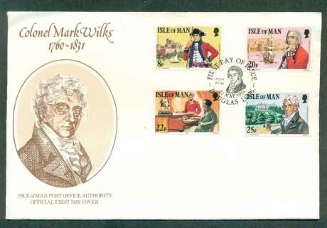 Isle-of-Man-1981-Colonel-Mark-Wilks-FDC-lot51474