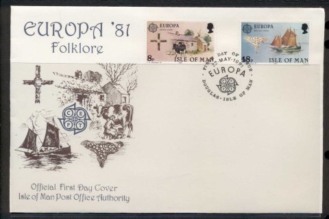 Isle-of-Man-1981-Europa-Folklore-FDC