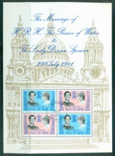 Isle-of-Man-1981-Royal-Wedding-Charles-Diana-MS-CTO-lot81935