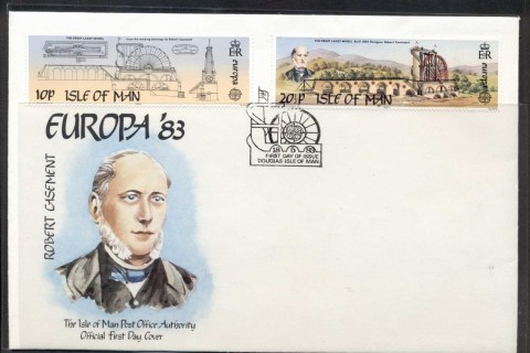 Isle-of-Man-1983-Europa-Human-Genius-FDC