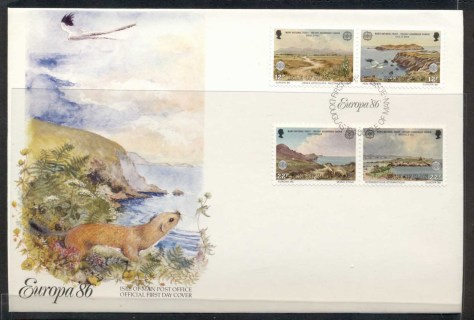 Isle-of-Man-1986-Europa-Environment-FDC