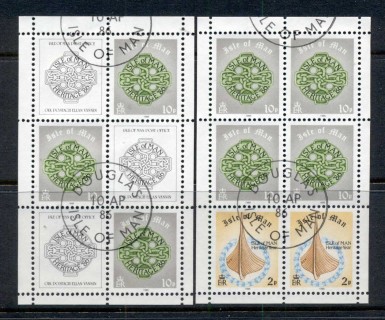 Isle-of-Man-1986-Heritage-Year-2x-booklet-panes-FU