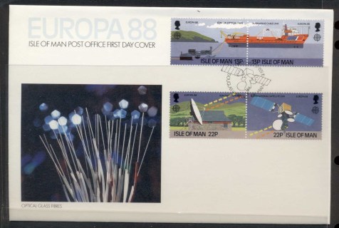 Isle-of-Man-1988-Europa-Transport-Communication-FDC