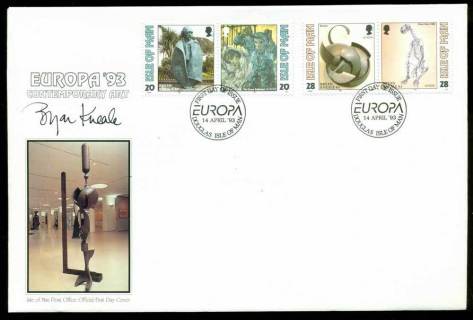 Isle-of-Man-1993-Europa-Contemporary-Art-FDC-Lot24844