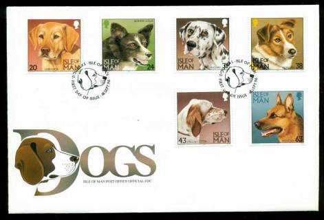 Isle-of-Man-1996-Dogs-FDC-Lot24884