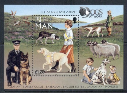 Isle-of-Man-1996-Dogs-at-Work-MS-MUH