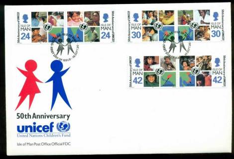 Isle-of-Man-1996-UNICEF-FDC-Lot24890