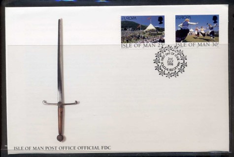 Isle-of-Man-1998-Europa-Holidays-Festivals-FDC