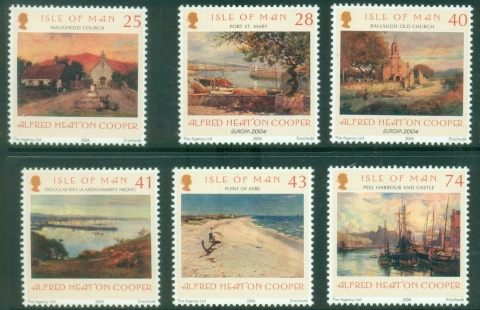 Isle-of-Man-2004-Europa-Landscapes-in-Aquarelle-by-Alfred-Heaton-Cooper-MUH