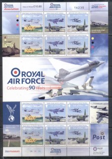 Isle-of-Man-2008-RAF-90th-Anniv-sheetlet-90p-MUH