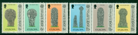 Isle-of-Man-1978-EUROPA-Stamps-Monuments-MUH