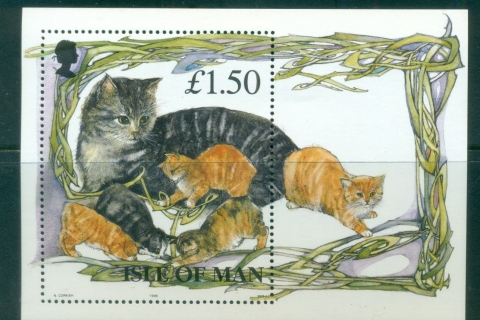 Isle-of-Man-1996-Cats-MS-MUH-lot79903