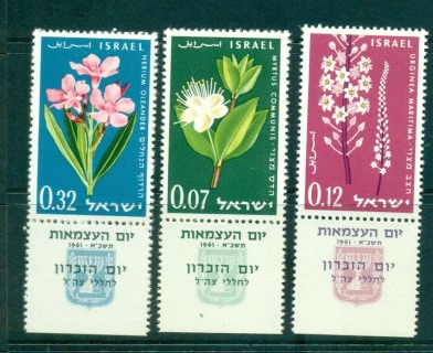 Israel-1961-Memorial-Day-tab-MLH-lot31525