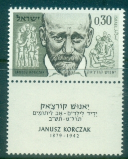 Israel-1962-Dr-Janusz-Korczak-tab-MUH