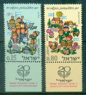 Israel-1968-Independence-Day-tab-MUH_1