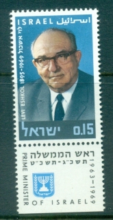 Israel-1970-Prime-Minister-Levi-Eshkol-tab-MUH