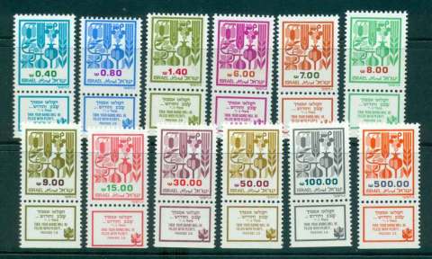 Israel-1982-83-Produce-Asst-tab-MUH-lot43012