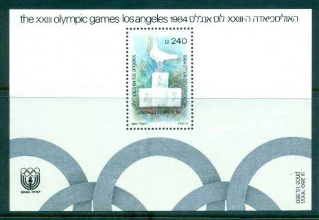 Israel-1984-Summer-Olympics-Dove-MS-MUH-lot43050