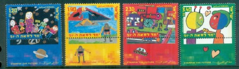 Israel-2000-Stamping-the-Future-Tab-MUH