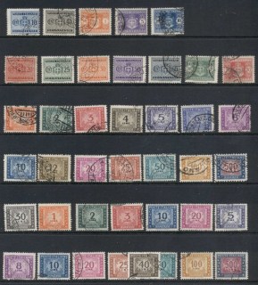 Italy-1945-on-Assorted-Postage-Dues-FU