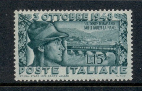 Italy-1948-Bridge-of-Bassano-MUH