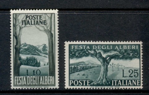 Italy-1951-Festival-of-Trees-MUH