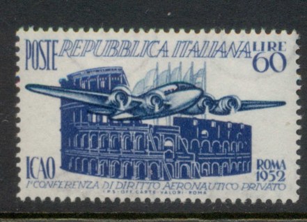 Italy-1952-Civil-Aviation-Conference-MUH