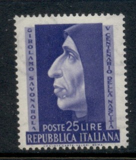 Italy-1952-Girolamo-Savonarola-MUH