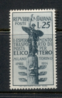 Italy-1954-Helicopter-Mail-MUH