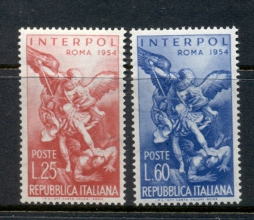 Italy-1954-INTERPOL-MUH