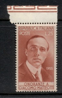 Italy-1955-Giacomo-Mateotti-MUH