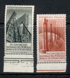 Italy-1955-Petroleum-Congress-MUH