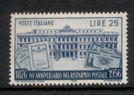 Italy-1956-Postal-Savings-MUH