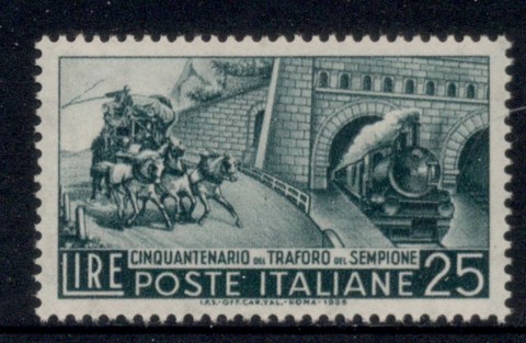 Italy-1956-Simpion-Tunnel-MUH