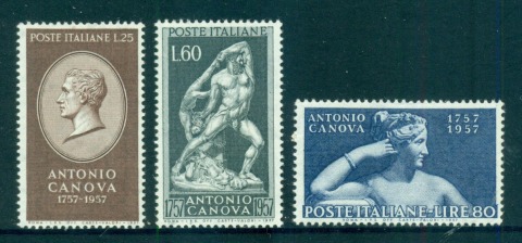 Italy-1957-Antonio-Canova-MUH-lot57157