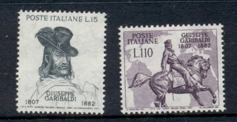 Italy-1957-Garibaldi-MH