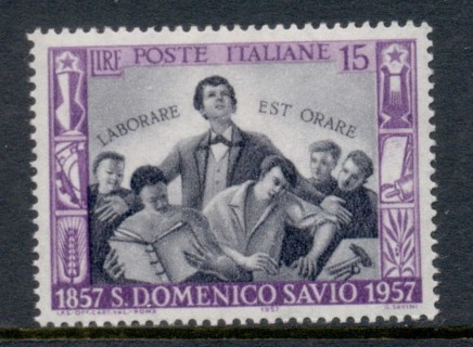 Italy-1957-St-Domenico-Savio-MUH