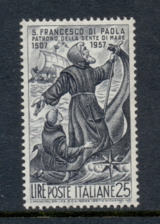 Italy-1957-St-Francis-of-Paola-MUH