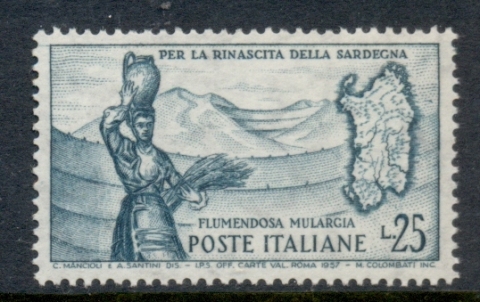 Italy-1958-Irrigation-System-sardinia-MUH