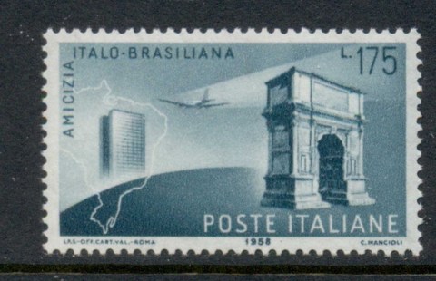 Italy-1958-Italo-Brazilian-Friendship-MUH