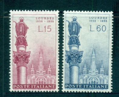 Italy-1958-Lourdes-MUH-lot57170