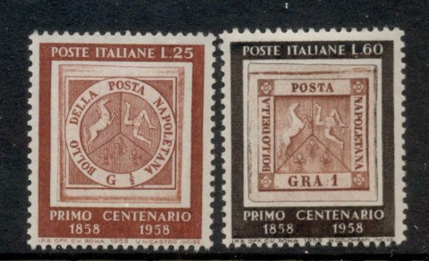 Italy-1958-Naples-Stamp-cent-MUH